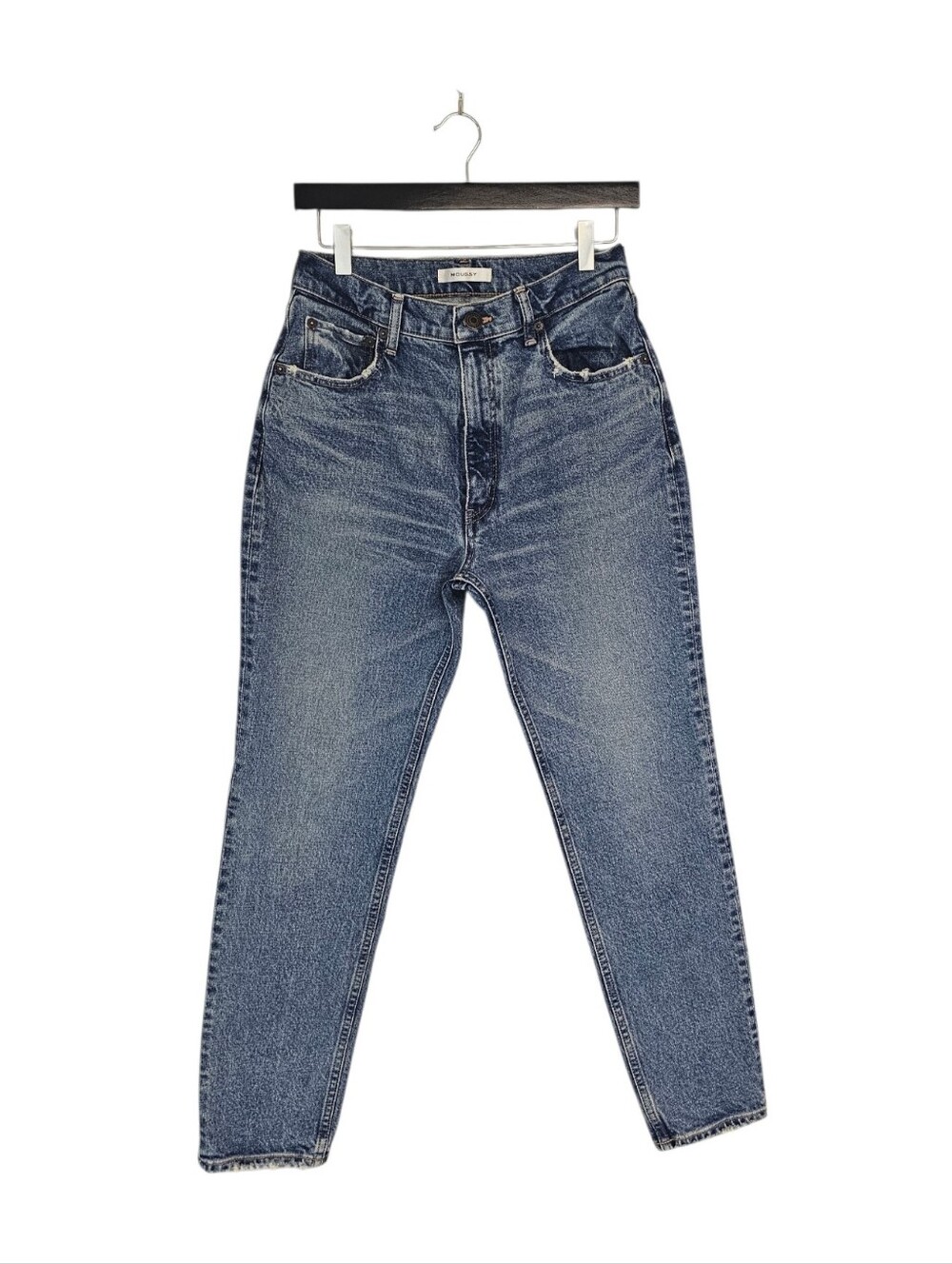 Moussy Vintage High Rise Skinny Ankle Blue Jeans 27 Preowned